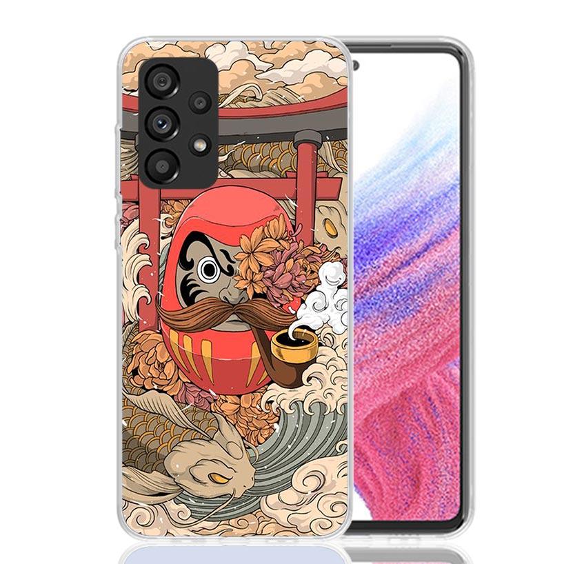 Japanese Pub Wave Anime Arrived Phone Case For Samsung Galaxy A13 A14 A15 A16 A17 A53 A54 A55 A56 A33 A34 A35 A36 A23 A24 A25 A2