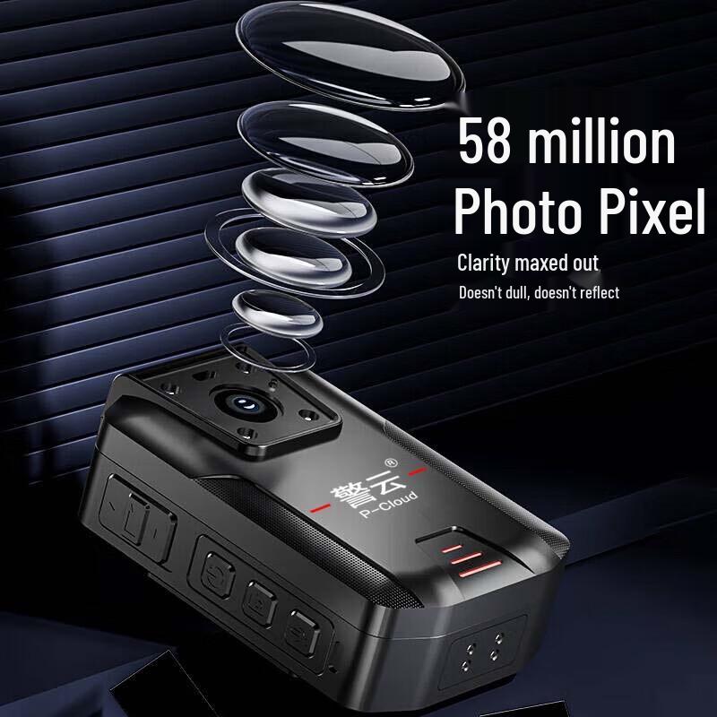 Jingyun DSJ-T7 4K HD Night Vision Law Enforcement Recorder (CN version)