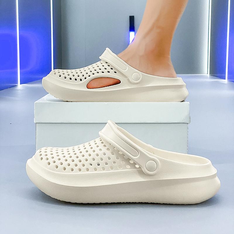 Fashion Men's New Summer Lightweight Comfortable Non-slip Sandals Outdoor Beach Sandals Family Bathroom Men's Shoes Walking Shoes