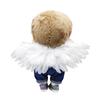 Weiß Schwarz Handwerk Kinder Mini Feder Engel Flügel Pet Requisiten Puppe Dekoration Party Geburtstag Geschenk Ostern Valentinstag