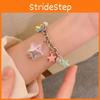 Luxury Lightweight Colorful Star Bracelet Handmade Resin Sweet Chic Dopamine Design Women For