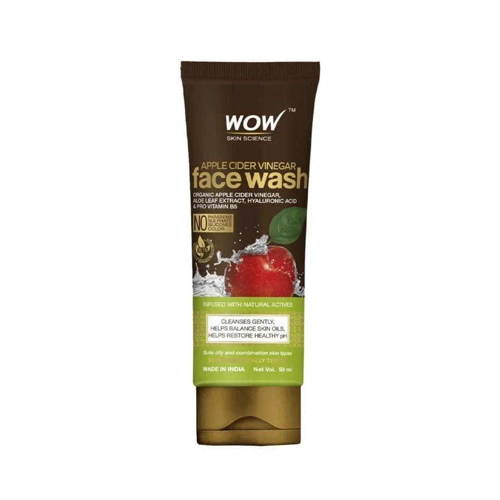 WOW Apple Cider Foaming Face Wash 100ml | Deep Clean Oily Acne Skin