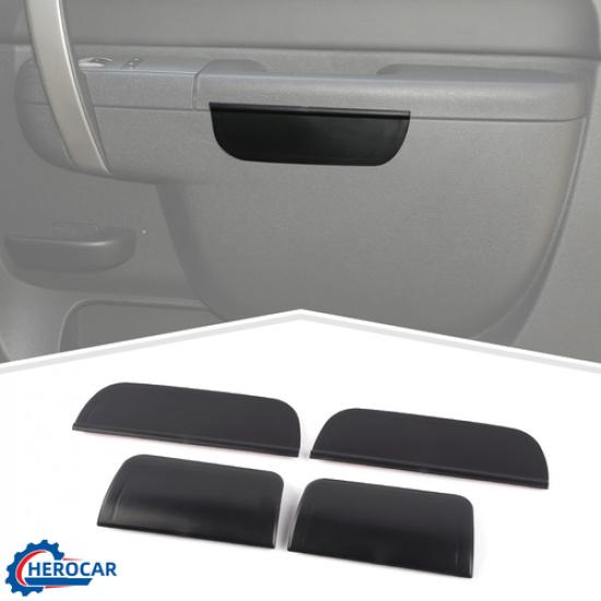 

4Pcs Door Handle Storage Box Tray For Chevy Silverado SIERRA 2007-13 Accessories