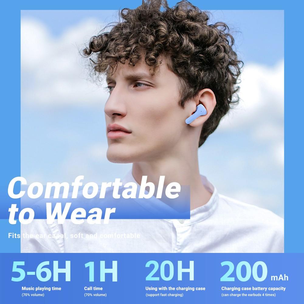 Newest Earphones Wireless Bluetooth 5.3 Headphones For Sports Gaming Headsets Noise Reduction Earbuds With Mic Headphones Type-C