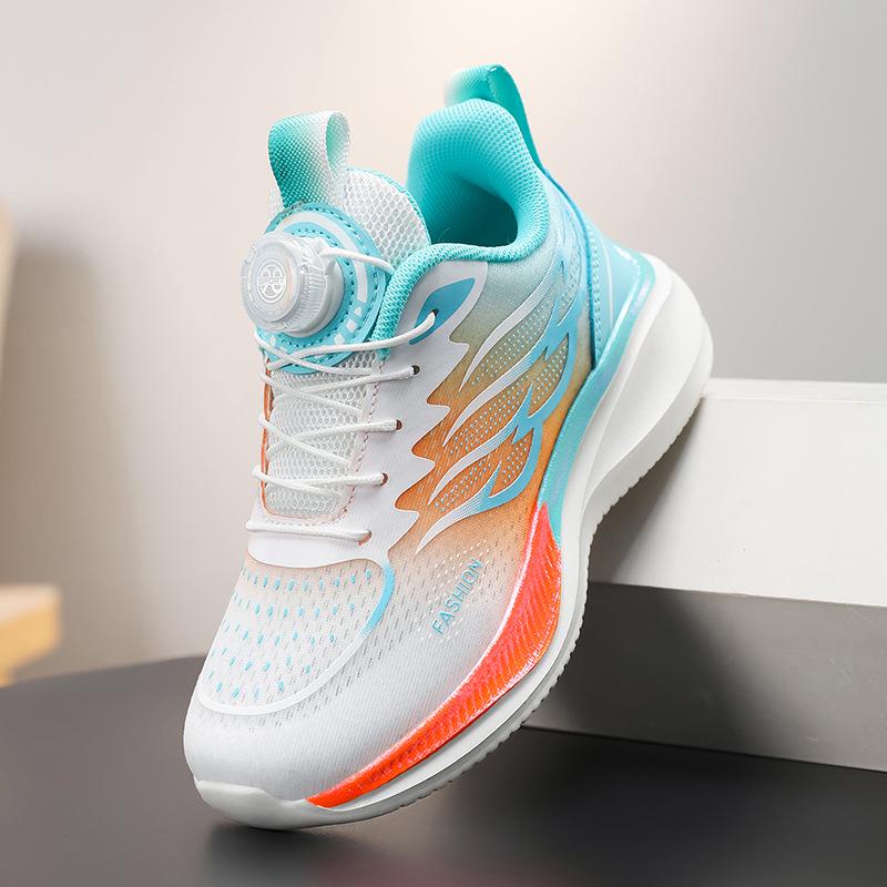 Boys Autumn Breathable Mesh Non-Slip Running Shoes for Older Children 34