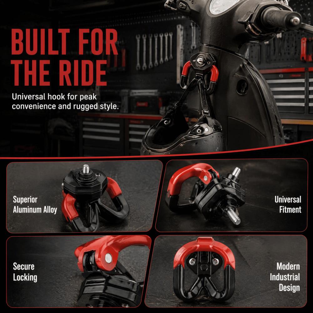 Aluminum Alloy Motorcycle Scooter Hook Press To Lock Scooter Accessory Hook For Motorcycles