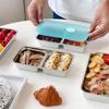 Sealed Nonrust Steel Bentos Box Shatters Proof Clear Covers Corrosions Resistance Perfect for Meal Prepping