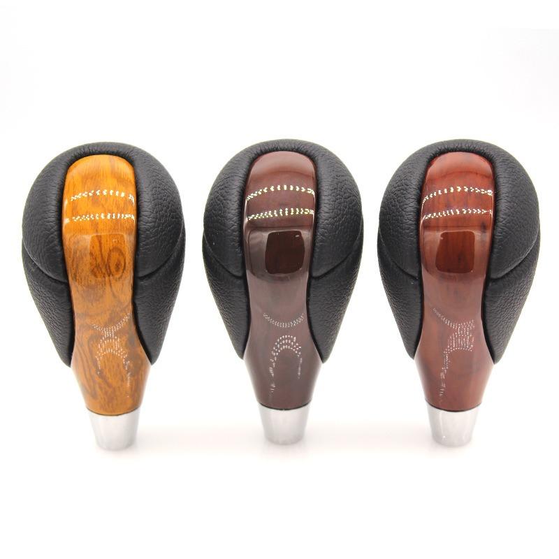 For Toyota/Lexus Automatic Gear Lever Knob - 8mm Threaded Leather Shifter (Hole-Free), Long-Lasting Car Interior Accessories