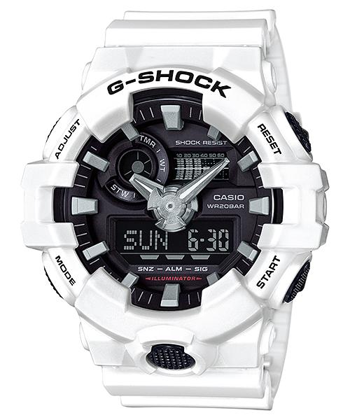 Casio Men s Resin 200M Water Resistant Analog Shock Resistant Quartz Watch GA-700-7A