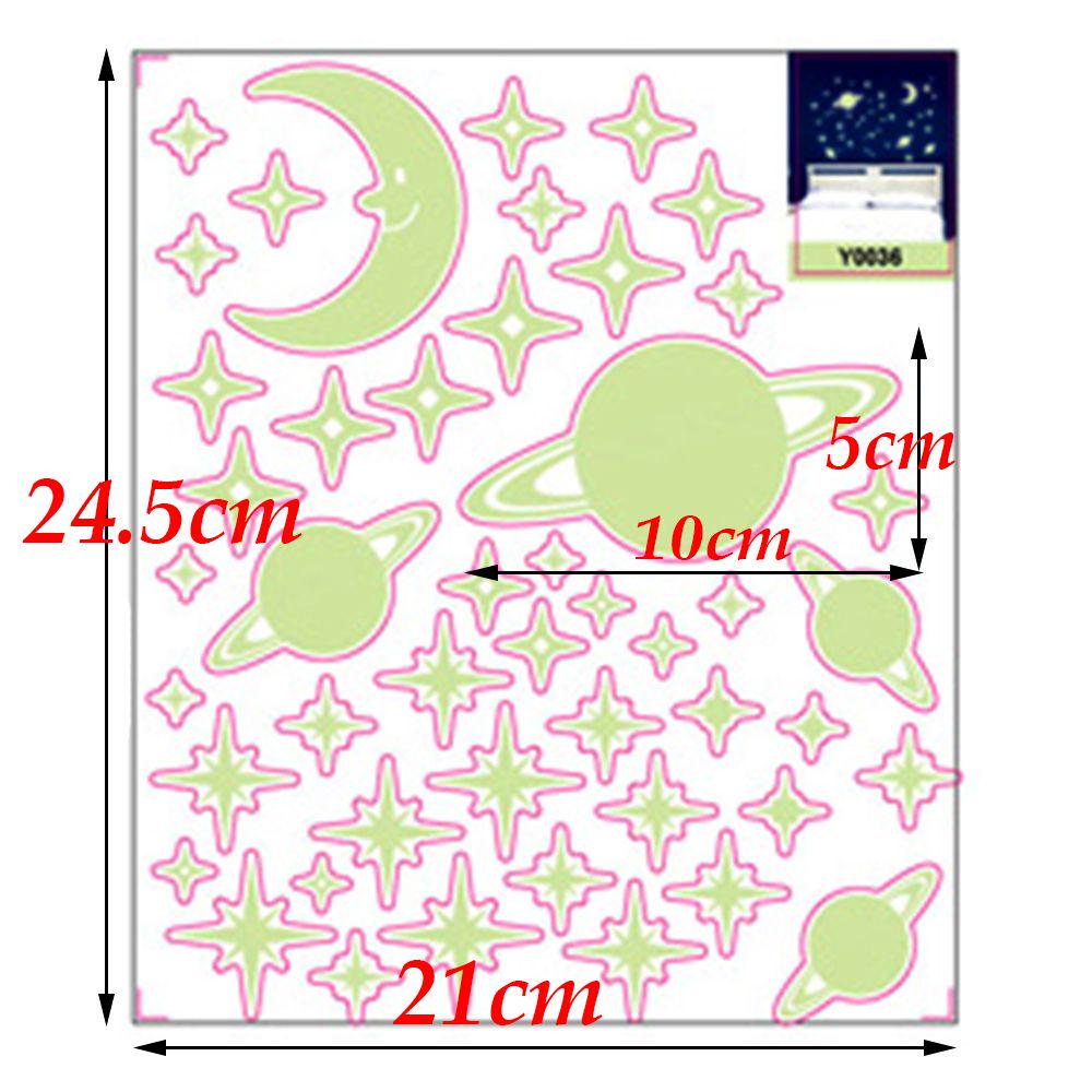 Buy Decor Luminous Mural Decal Ceiling Glow In The Dark Wall Sticker at ...