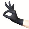 100-Pack Black Nitrile Gloves - For Holiday Tasks from Halloween To Christmas - Heavy-Duty, Puncture-Resistant Protection