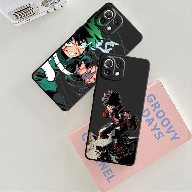 Anime My Hero Academia Case for Xiaomi Mi 11i 12X 11 Lite 11X 10T 12 Pro 11T 10 10S 12S Ultra TPU Black Phone Cover Shell