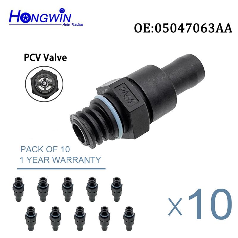 10PCS 4792962AA, 04792962AA, 05047063AA Car PCV Valve For 2010-2020 Jeep Patriot Compass Dodge Caliber Chrysler 200 2.7 3.5 4.0