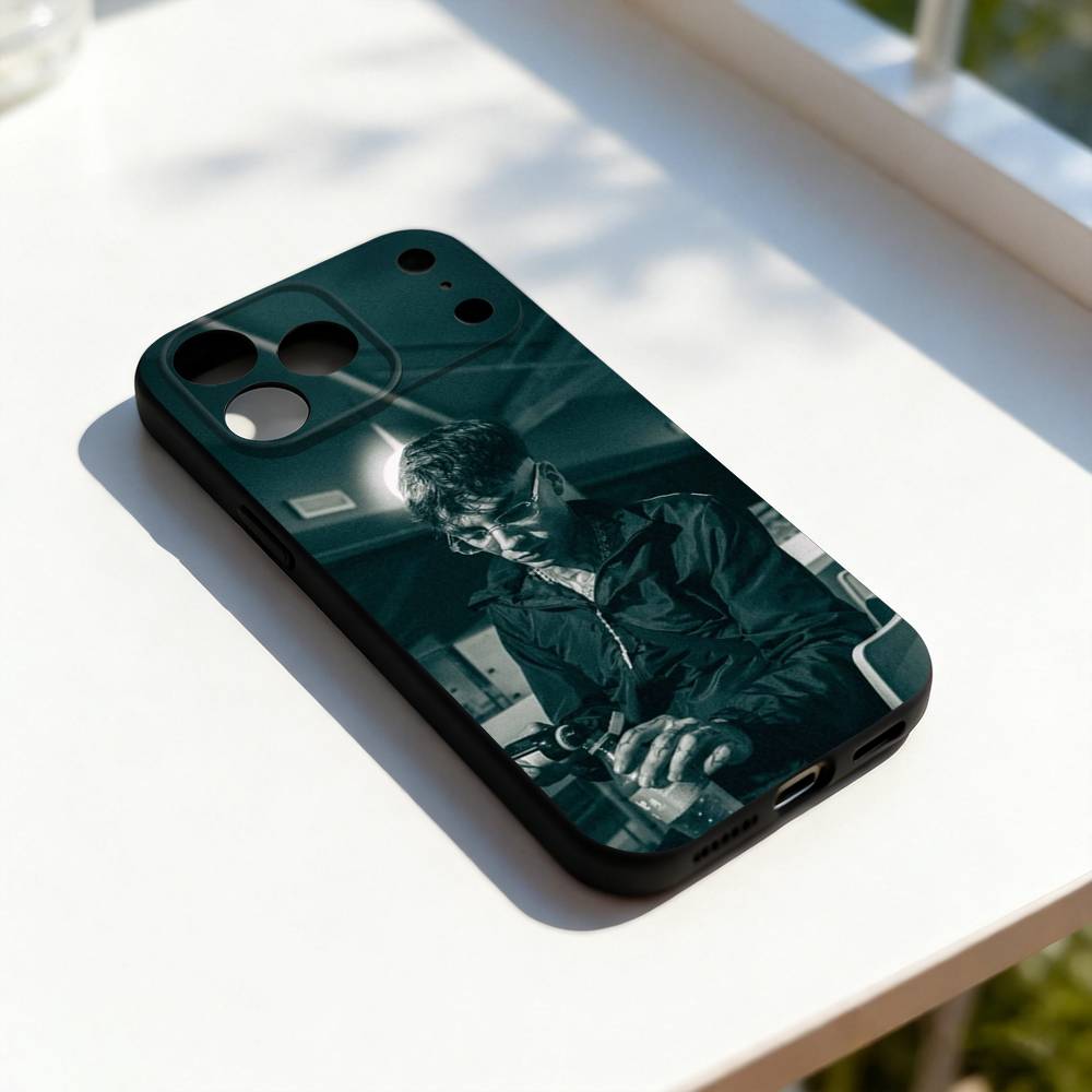 Singer T-Tony B-Boy Cool Phone Case For iPhone 17,16,15,14,13,12,11,Pro,Max,Plus,E,SE4,Air,Mini Black Precise Hole Matching