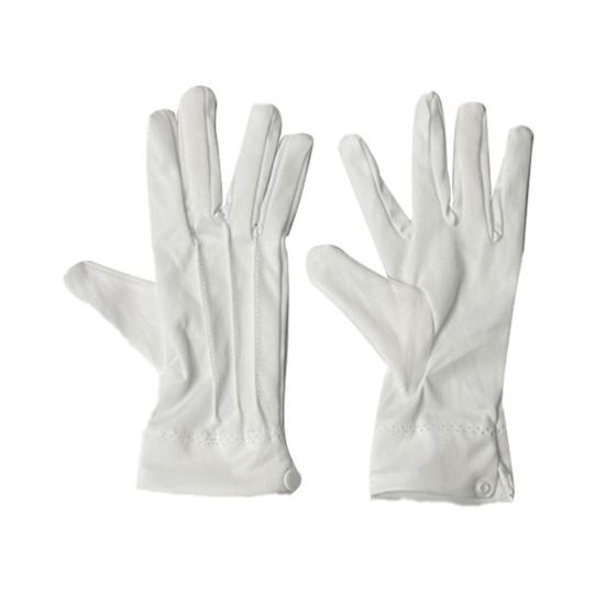 White Formal Gloves Uniform Costume Tuxedo Guard Gloves for Men Women Coin Jewelry Inspection Gloves for Server