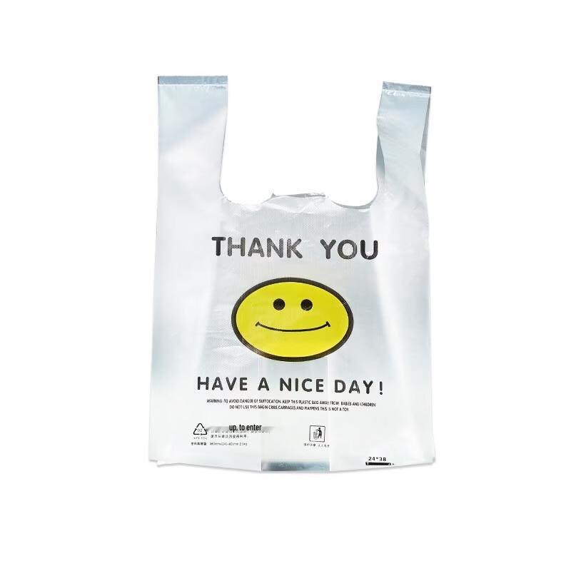 Disposable Transparent Vest Shopping Bags
