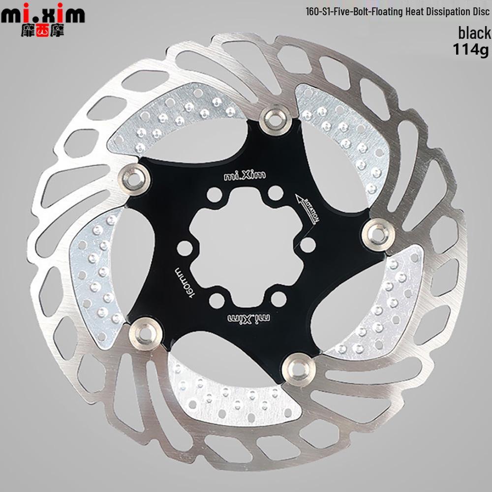 Mountain Bike Cooling Floating Disc Brake Rotor & Pads 140-203mm