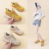 Leather Dad Shoes Women's New Spring and Summer Thin Mesh Breathable Mesh Shoes