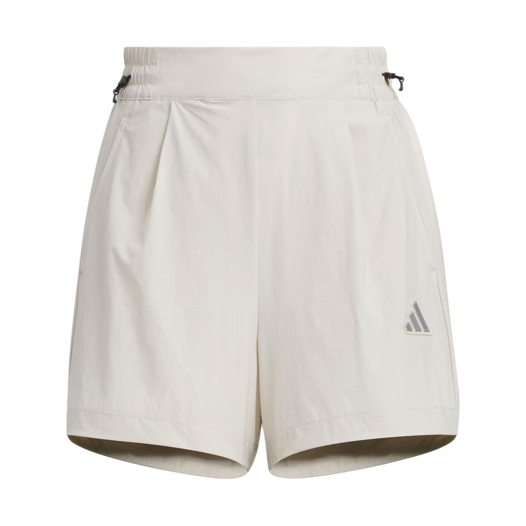Adidas Modern Tech Woven Comfortable Stylish Cool Feel Three-Quarter Casual Shorts Women Shorts Miracle-Bauxite-Brown Black JM8827