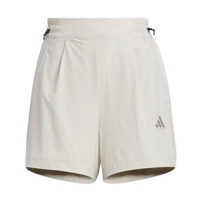 Modern Tech Woven Comfortable Stylish Cool Feel Three-Quarter Casual Shorts Women Shorts Miracle-Bauxite-Brown Black JM8827