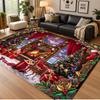 Weihnachtsthema Boden Teppich, Weicher Teppich, Weihnachten Indoor Zuhause Feiertagsdekoration