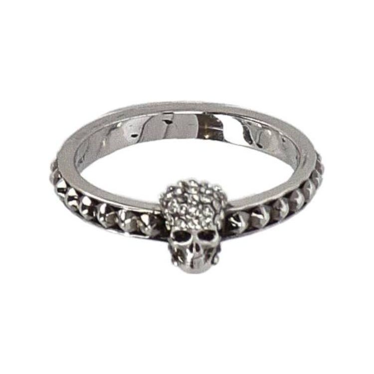 Alexander McQueen Trendy Fashion 925 Silver Ring Women rings 700553J160Y1190 13
