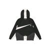 Nike Chaqueta Tejida Deportiva Swoosh con Logo Grande para Hombre Ropa Exterior Negro DD5968-010