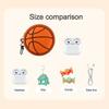 Tennis Basketball Purse Bag Soccer Silicone Earphone Bag Sports Series Coin Purse Wallet  Travel