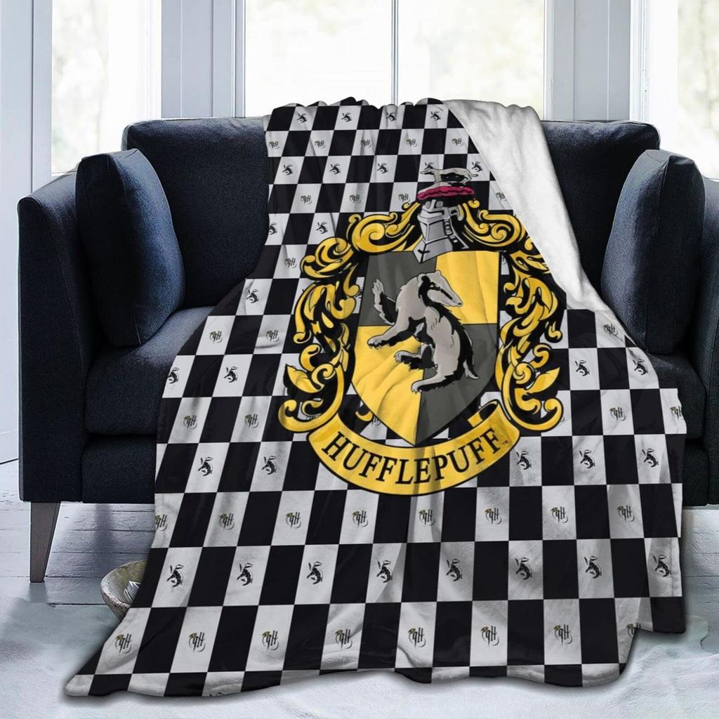 Harry Potter Magische Decke Cartoon Flanelldecke Überwurf Ganzjahres Warm Weich Plüsch Gemütliche Decke