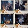 Game BBaldurs Gate 3 Tapestry Wall Hanging Tapestry Art Deco Blanket Curtain Hanging At Home Bedroom Living Room Decor