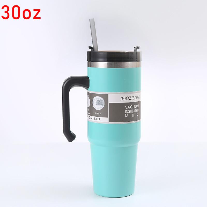 Cups 30/40oz Stainless Steel Car Bottle Large Capacity Water Cup Thermos for Home Car Cold-resistant Bottle Insulated Travel Mug