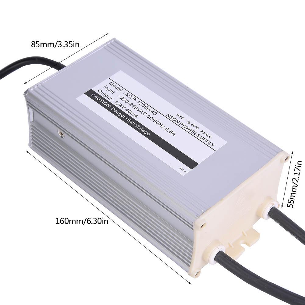 MXP‑12000‑40 12KV 40mA Neon Light Sign Electronic Power Supply