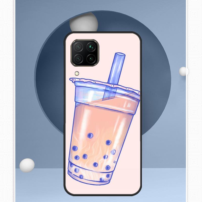 Boba Milk Tea For Huawei Nova 12s 12i 11i 8i Y91 Y60 Y70 Y72 Y90 Y61 9 10 SE P20 P40 Lite P30 P60 Pro Case
