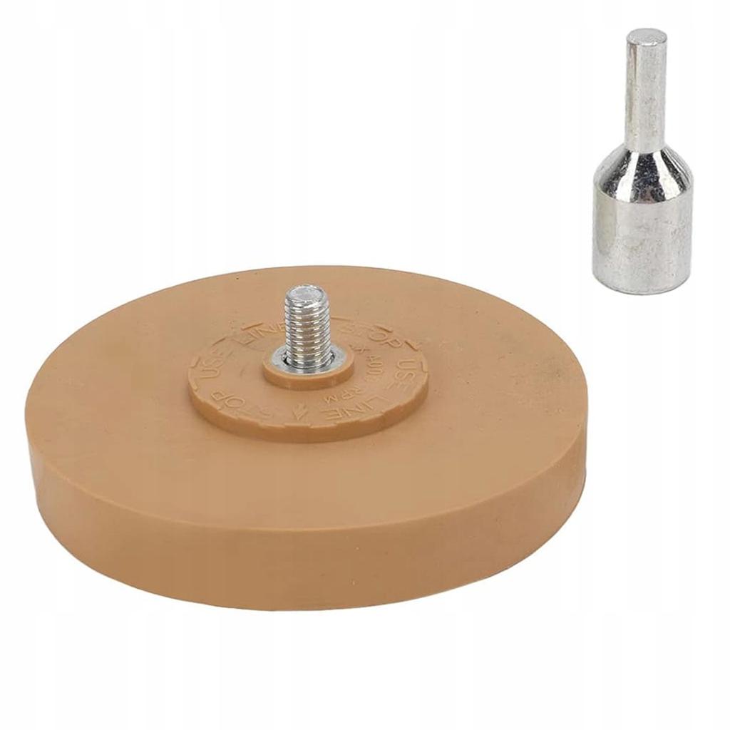 Rosfix Krążek Gumowy Do Usuwania Kleju – Średnica 90 Mm | Adapter Na Wkrętarkę | Bezpieczny Dla Powierzchni