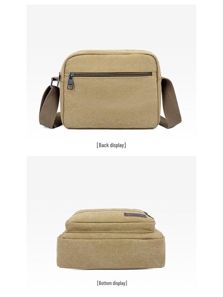Durable Canvas Multifunctional Electrician Tool Bag - Large Single Shoulder Repair Bag