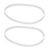 2Pcs Lathe Belt Transparent Polyurethane Transmission Accessory Replacement Part for 8x14 Mini Lathe 1.5Mx94 Teeth