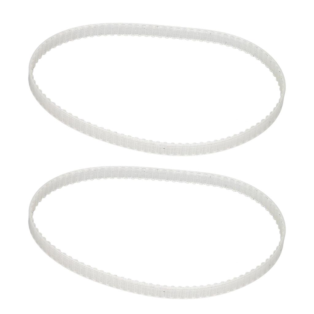 2Pcs Lathe Belt Transparent Polyurethane Transmission Accessory Replacement Part for 8x14 Mini Lathe 1.5Mx94 Teeth