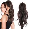 Synthetic Claw Long Wavy Curly Wavy Ponytail Clip In Hair Extensions 12Inch Ponytail Wig For Women Daily Use