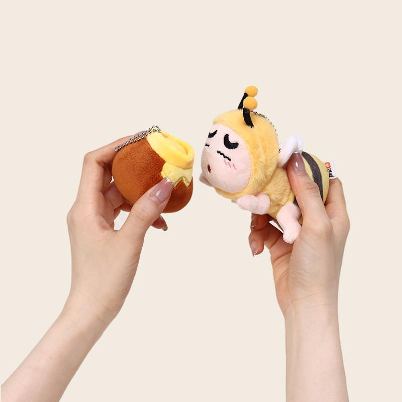 Shin Chan Crayon Transforming Plush Keychain Doll Cute Cartoon Children Gift