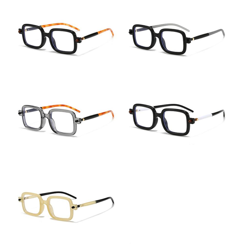 Blue Light Blocking Glasses Unisex Luxury  Glasses Leopard Print Eyewear Classy Thick Frame Sunglasses For Travel Stage