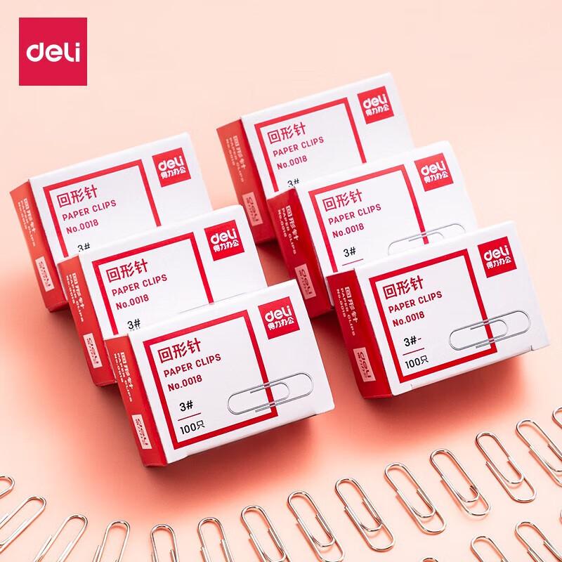 Разноцветные U-образные скрепки для офиса и финансов (Большой, неправильной формы)