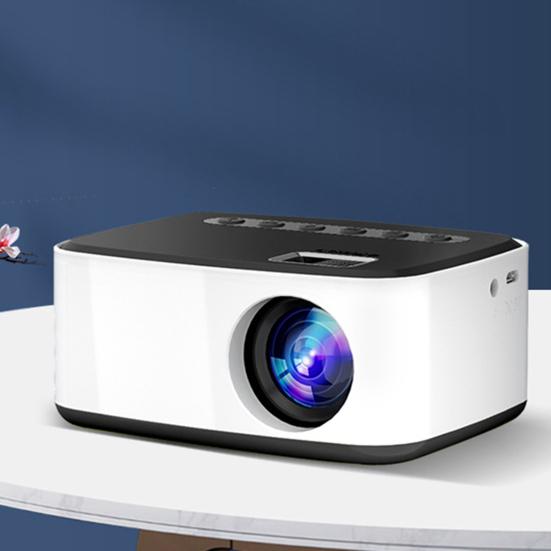 1 Set Video Projector with Remote Control Supporting AV/USB HDMI-compatible 1080P Compatible Wireless