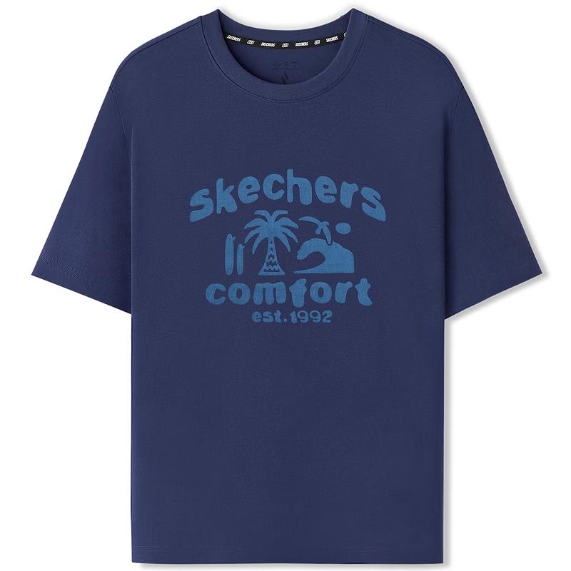 Skechers Unisex Cool-Touch Knit Short Sleeve T-Shirt L226U024