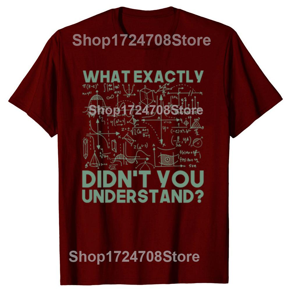 Funny Science Gift Idea Physicist Math Physics Graphic T-shirts Men Fashion Casual Tshirt 100% Cotton Loose Oversized T Shirt