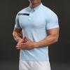 Outdoor Sports American Style Casual Short-sleeved T-shirt Fashionable Slim Elastic Fitness Breathable T-shirt