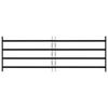 Window Security Grille with 4 Horizontal Bars 3 pcs 93 174 cm