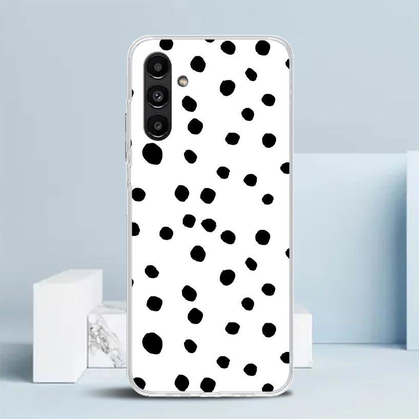 Polka Dots Art Phone Case For Samsung Galaxy A17 A37 A57 A16 A15 A14 A13 A56 A55 A54 A53 A36 A35 A34 A33 A26 A25 A24 A23 Galaxy