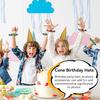 Partyhüte, 12 Stück Happy Birthday Hut Krone Glitzer Kegel Partyhut Party Kegelhüte Kegel