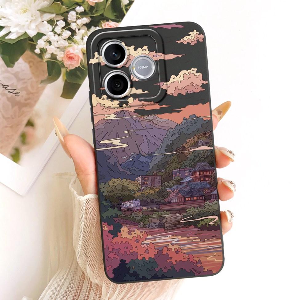 For Honor 600 Lite 5G Casing Cover Silicone Luxury Fashion Kawaii Cute Painted Shockproof Phone Case For Honor LNA-NX1
