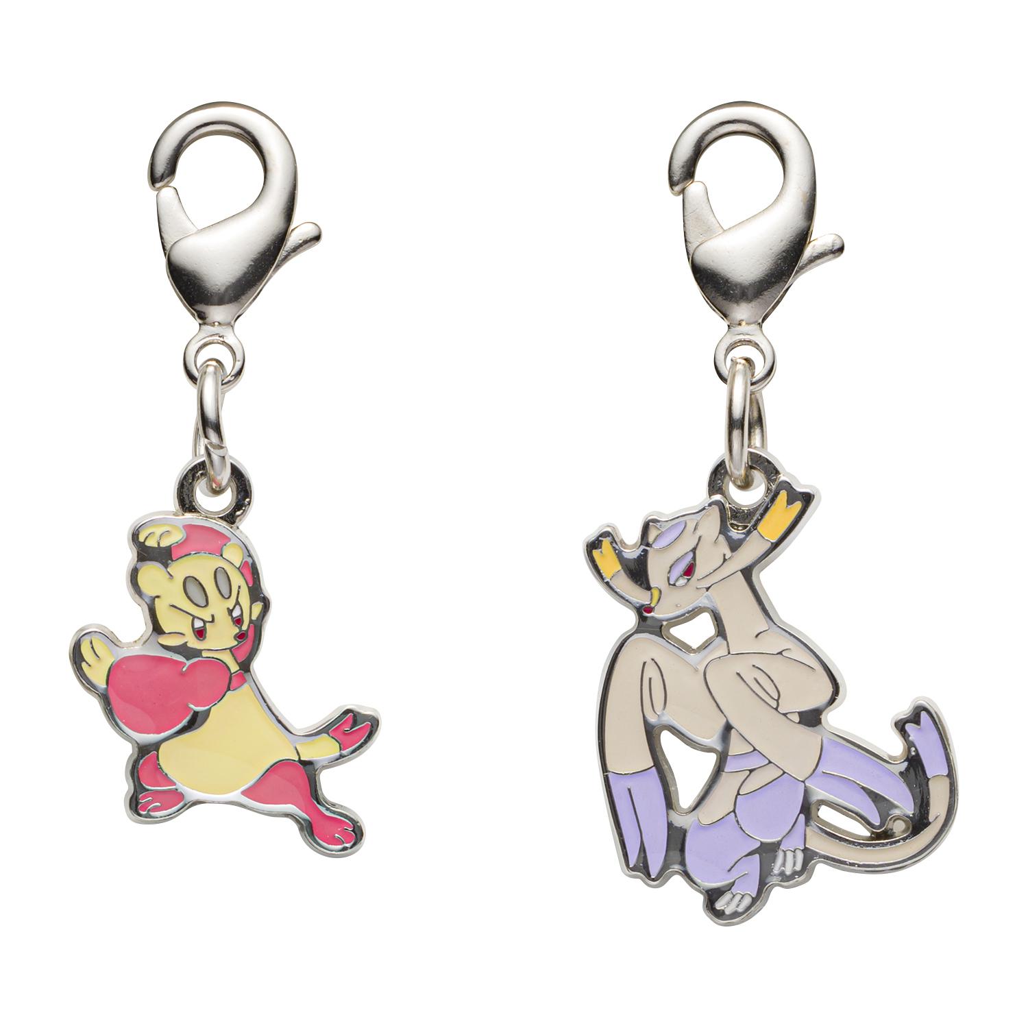 

[Pokemon] Pokemon Center National Pokedex Metal Charm: Mienfoo #619 & Mienshao #620